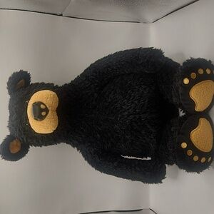 Vintage 1996 Bearfoots Jeff Fleming Poseable Teddy Bear 15" Plush Big Sky
